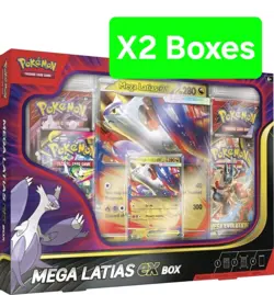 (2) Pokemon Mega Latias ex Box Factory SEALED - Image 1