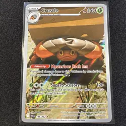 Crustle 186/182 Holo - NM - Pokemon TCG SV10 Destined Rivals illustration rare - Image 1