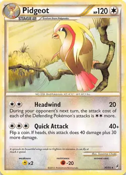 Pidgeot 30/95 Call of Legends Pokemon 002853 - Image 1