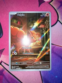 Vulpix 138/132 Mega Evolution Holo Illustration Rare Near Mint English Pokemon - Image 2