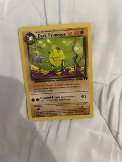 Pokemon TCG Dark Primeape Team Rocket 43/82 Regular MINT - Image 1