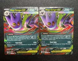 2x Mega Gengar Ex 056/094 Phantasmal Flame Mega Battle Deck Promo NM Pokemon TCG - Image 1