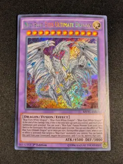 Yugioh - Neo Blue-Eyes Ultimate Dragon MVP1-ENS01 1st edition Secret Rare NM - A - Image 1