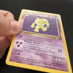 Pokemon Card Hypno 23/62 Non Holo Set Fossil ITA italiano Played - Image 2