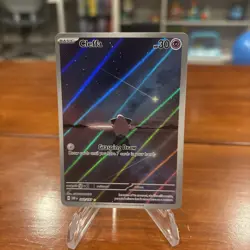 Pokemon Cleffa Trading Card Grasping Draw Foil Holo Rare - Image 1