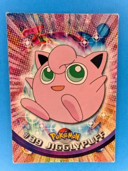 🔷 Jigglypuff #39 🔷 Pokemon Topps Card - Vintage 1999 - LP - Image 1