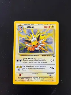 Pokemon Card Jolteon 4/64 Set Jungle Holo ENG Inglese Near Mint Vintage - Image 1
