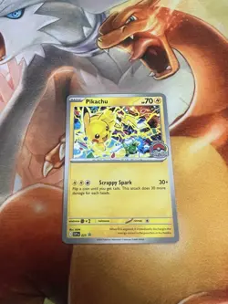 Pikachu SVP 225 SVP225 World 2025 Promo Near Mint Pokemon Trading Card Game - Image 1