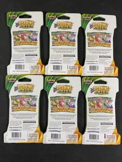 Pokemon Cards x6 Blisters Roaring Skies Sealed 2015 XY Ultra Rare - Image 2