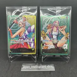 Jewelry Bonney & Yamato L Gold Text Promo Lecafig WEEKLY Jump ONE PIECE Card - Image 1