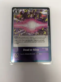 BT7-109 Dead Or Alive Rare NM/M Digimon Card Next Adventure #1 - Image 1