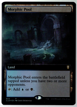 Morphic Pool 603 Extended Art Rare Foil Baldur's Gate Magic TCG NM - Image 1