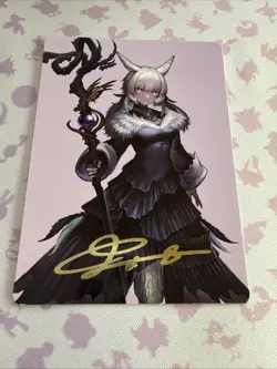 Magic The Gathering Final Fantasy Y'shtola Art Series Gold Signature 53/53 - Image 2