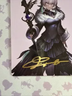 Magic The Gathering Final Fantasy Y'shtola Art Series Gold Signature 53/53 - Image 3