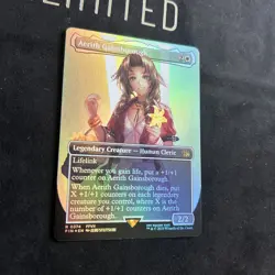 1 x Aerith Gainsborough - Foil - Borderless - Final Fantasy - NM-Mint - MTG - Image 2