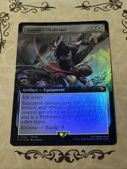 Dancer's Chakrams (Extended Art) Commander: Final Fantasy Foil - Image 1