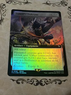 Dancer's Chakrams (Extended Art) Commander: Final Fantasy Foil - Image 2