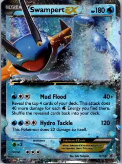 Pokemon TCG Swampert-EX XY55 XY Black Star Promos Holo MP - Image 1