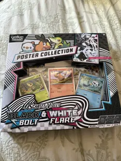 Pokemon Black Bolt And White Flare Unova Poster Collection Box | FACTORY SEALED - Image 1