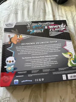 Pokemon Black Bolt And White Flare Unova Poster Collection Box | FACTORY SEALED - Image 2