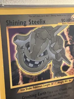 Pokemon Shining Steelix Neo Destiny #112 2002 PSA 9 Mint Very Clean - Image 3