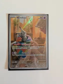 Pokemon TCG - Mimikyu SVP 075 Scarlet & Violet Black Star Promo Paldean Fates NM - Image 1