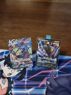 Umbreon VMAX And V- 095/203 + 094/203 Ultra Rare Evolving Skies Pokemon TCG - Image 1