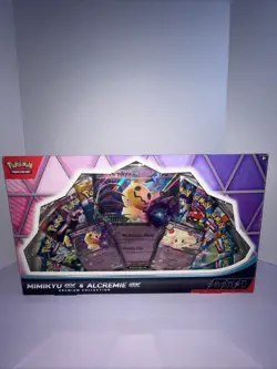 Mimikyu Ex & Alcremie Ex Premium Collection Pokemon TCG Sealed Box New In Box - Image 2