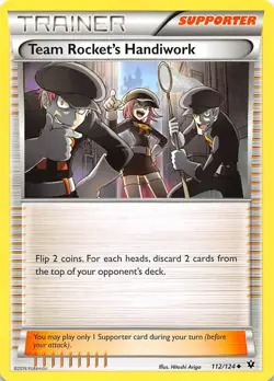 Team Rocket's Handiwork 112/124 XY - Fates Collide Pokemon 003330 - Image 1