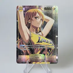 9×One Piece Cos Lakers Dragon Ball Sheer Glitter Waifu Doujin Cards Sexy Custom - Image 5