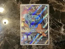Pokemon Squirtle TCG Full Art Holo Card 148/142 Stellar Crown Illustration Rare - Image 1