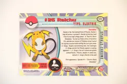 Raichu #26 - 2000 Topps Chrome TV Pokemon Card Sparkle Foil Holo - Image 4