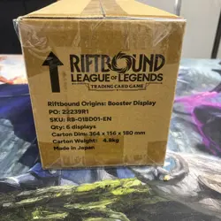 Riftbound League of Legends Trading Card Game Origins Booster Box Case (6 Boxes) - Image 2