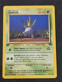 Pokemon Card 1st Edition Jungle 3 Pack Oddish/Gloom/Vileplume 1999 NM Non Holo - Image 3