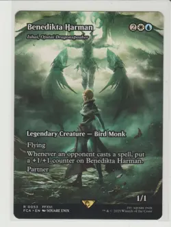Benedikta Harman - Showcase Rare MtG Card FCA 53 - Image 1