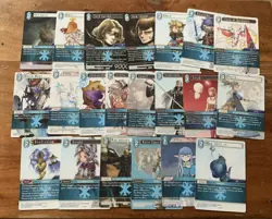 Final Fantasy TCG Opus X (10) Bundle. 139 Cards, Non Foil, No Duplicates. - Image 3
