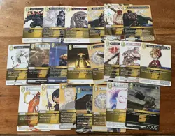 Final Fantasy TCG Opus X (10) Bundle. 139 Cards, Non Foil, No Duplicates. - Image 5