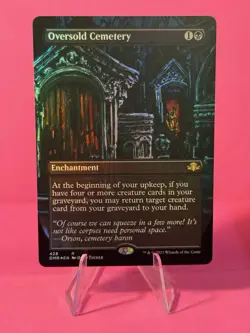Oversold Cemetery (Borderless) Dominaria Remastered Foil - Image 1