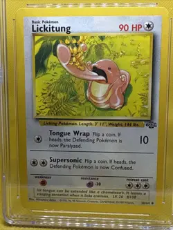 1999 Pokemon Vintage Jungle Lickitung #38 - CGC 6 Ex/NM - Image 3