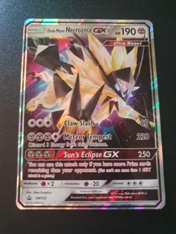 Pokemon TCG Dusk Mane Necrozma GX Black Star Promo SM102 Near Mint - Image 1