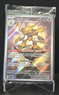 Pokemon TCG Alakazam - MEP - 009 - SEALED NM/M - Black Star Promo - Image 1