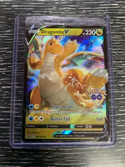 Dragonite V VStar SWSH235/236 Pokemon TCG Promo Pokemon Go - SEALED - Image 1
