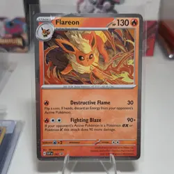 x1 Flareon SVP 167 Black Star Promo Prismatic Evolutions Pokemon Card NM - Image 2