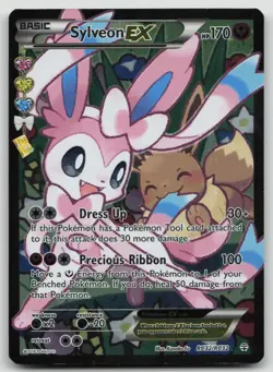 Pokemon Sylveon EX TCG Radiant Collection RC32/RC32 Generations Full Art HP - Image 1
