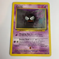 Gastly 50/102 Base Set Unlimited Common Pokemon Moderate Play+ - Image 3