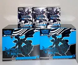 Pokemon TCG Black Bolt Elite Trainer Box x2 & Booster Bundle x3 - Factory Sealed - Image 1
