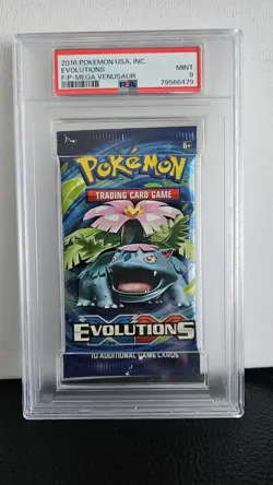 Pokemon TCG - Evolutions Booster Pack (Venusaur Art) PSA9 - Image 1