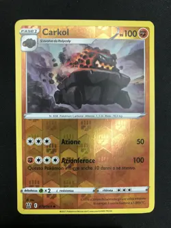 Pokemon Carkol 079/163 Stili di Lotta Reverse Holo ITA Carte Nintendo - Image 1