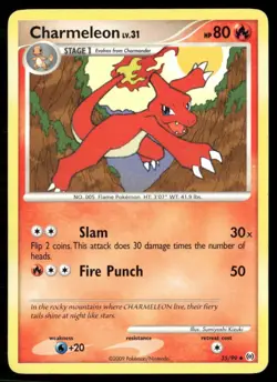 2009 Platinum - Arceus Set Pokemon Card 035 Charmeleon LP - Image 1