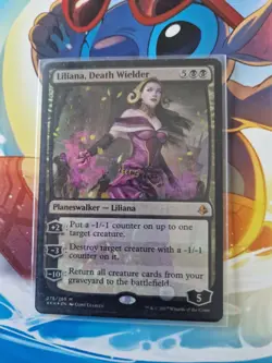 Liliana, Death Wielder Foil Amonkhet Planeswalker Deck Magic the Gathering Card. - Image 1